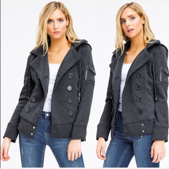 Jackets & Blazers - Charcoal Gray Jacket, NWT